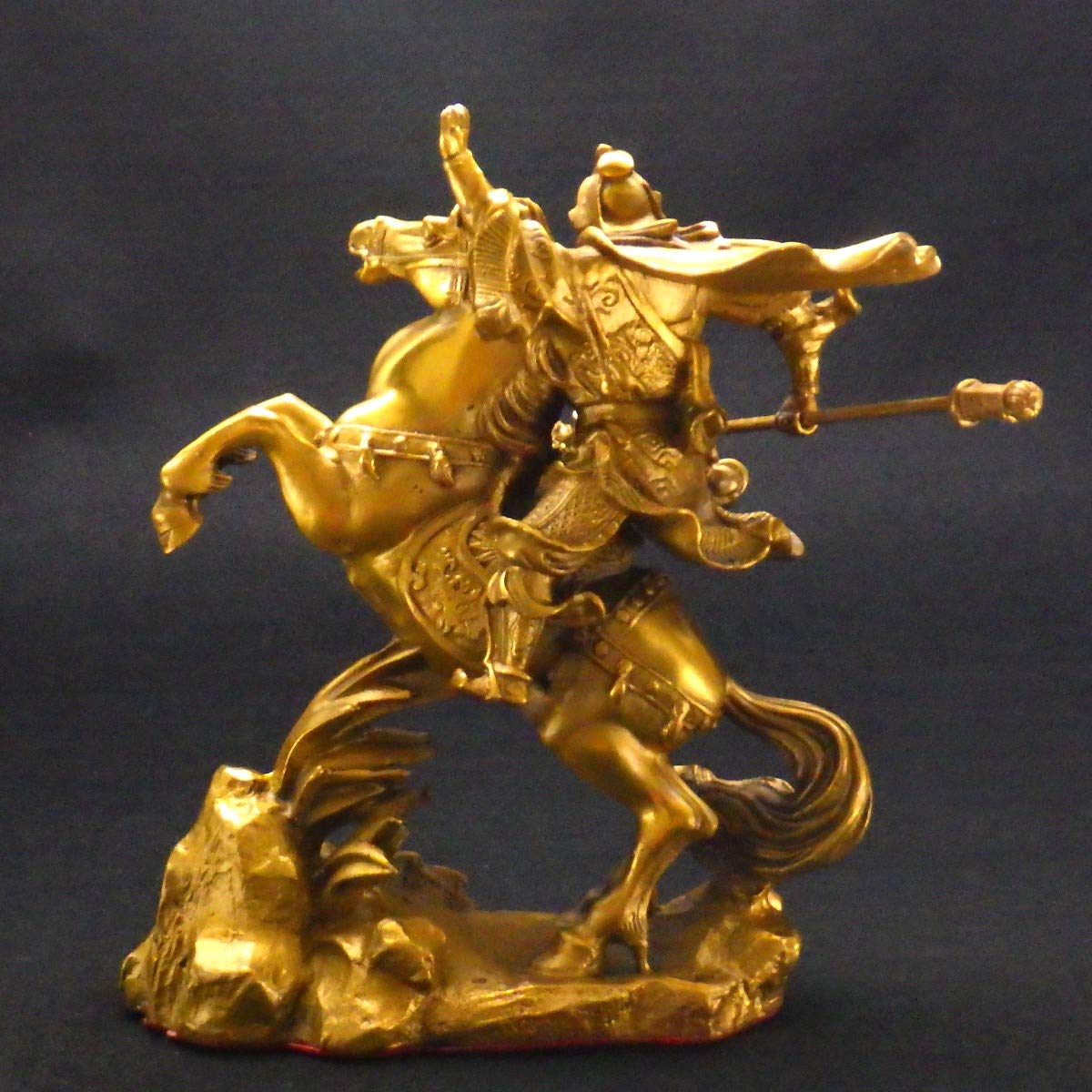 Amazon.co.jp: 銅製「馬上関羽」 : おもちゃ
