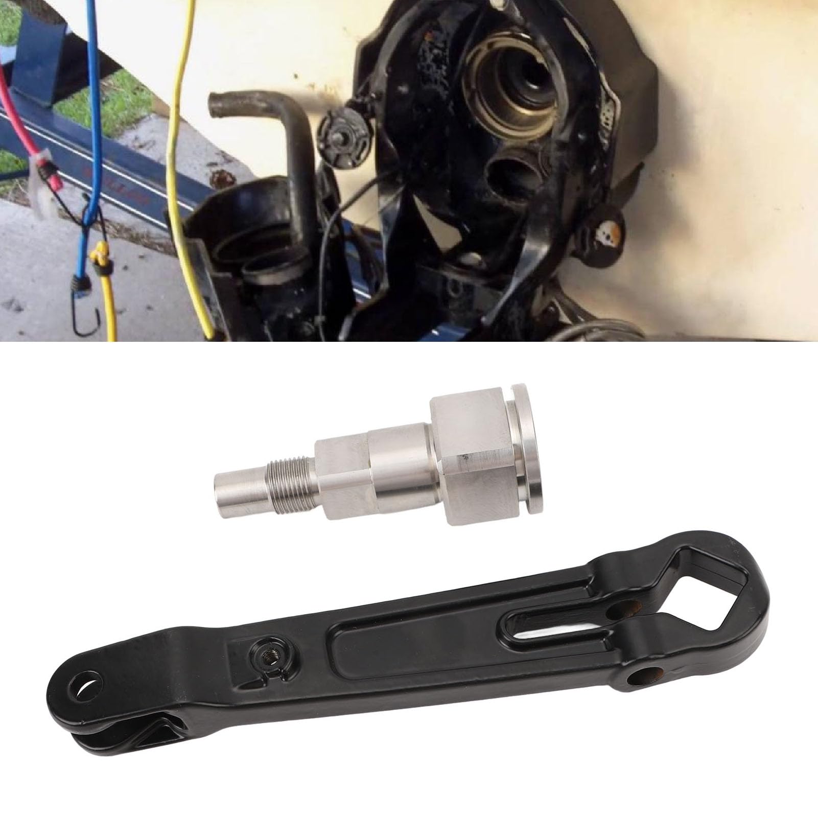 mamerin ♪✾︎ XTevu Gimbal Steering Arm Shaft Pin, 866322A01 Metal Steering Arm