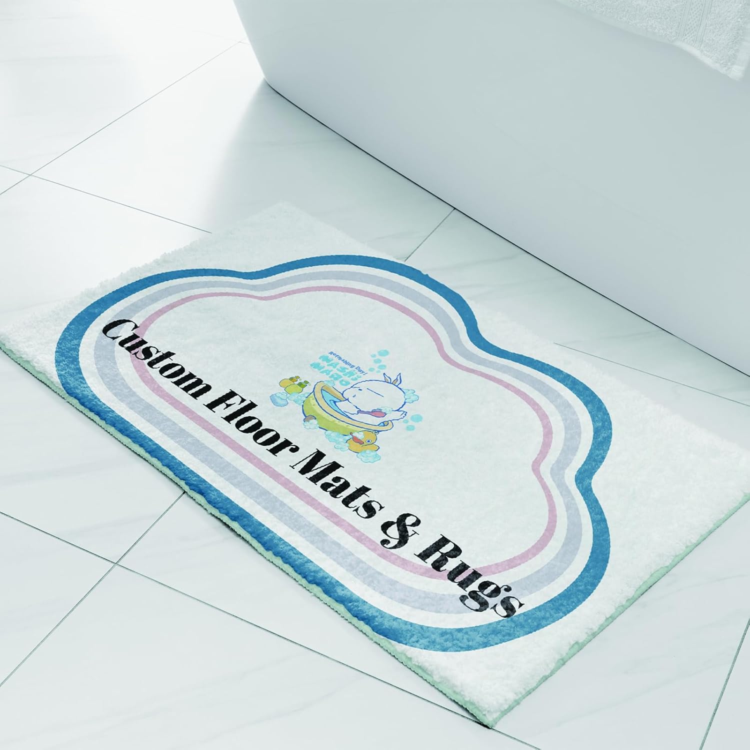 Custom Rug, Personalized Door Mat，Rug，Prints with Your Photos Easy to Clean and Care (Available for Custom Size) (36X36“)