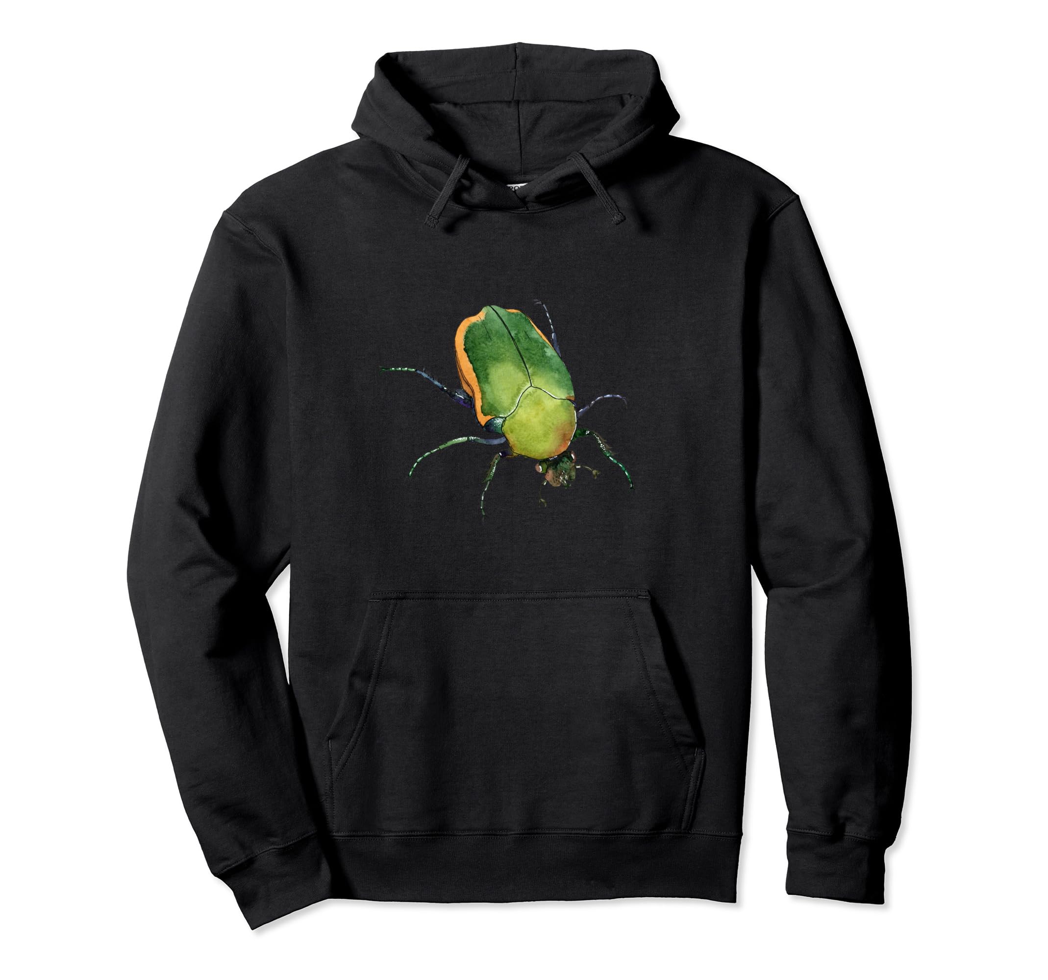 Figeater Beetle Green Fruit Fig Cotinis Mutabilis Scarab Pullover Hoodie