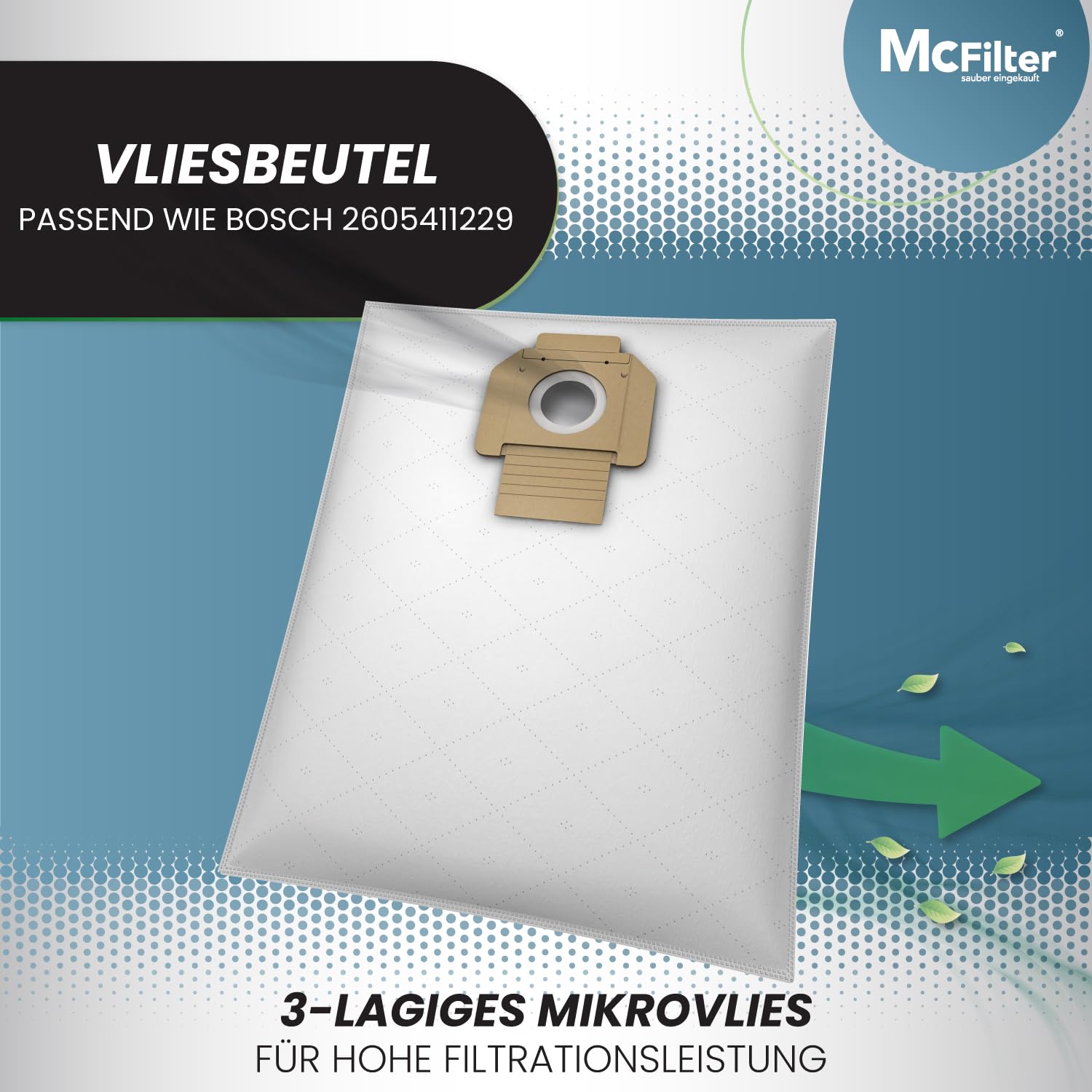 YUETTYY Lot 20 Sacs Poussière Bosch GAS 35 L SFC+ / GAS 35 M AFC - Haute Capacité