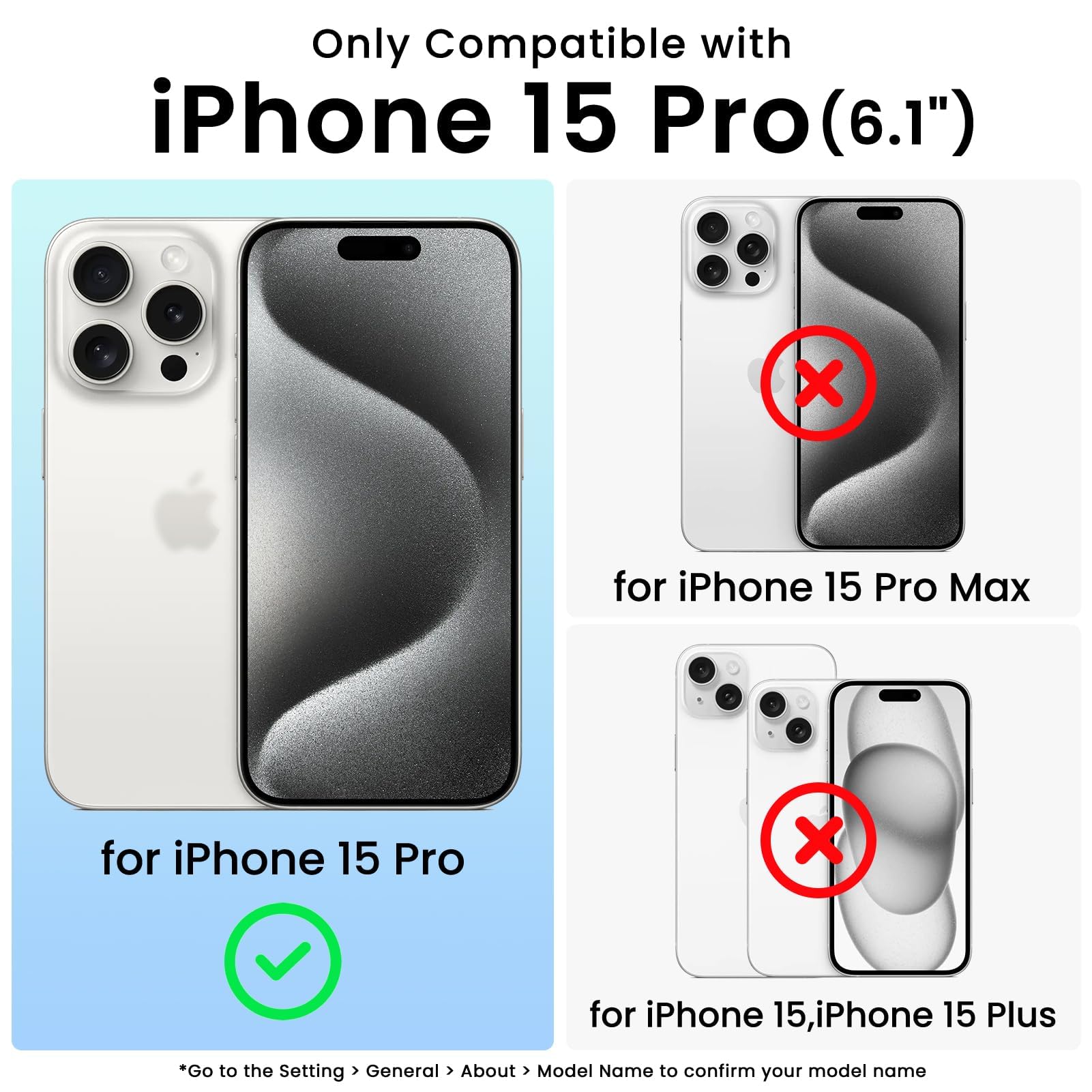 ORNARTO Compatible with iPhone 15 Pro for MagSafe Case,Shockproof Protective Rainbow Case,Wireless Charging Magnetic Phone Cases Cover 6.1 inch-Sunset - Image 3