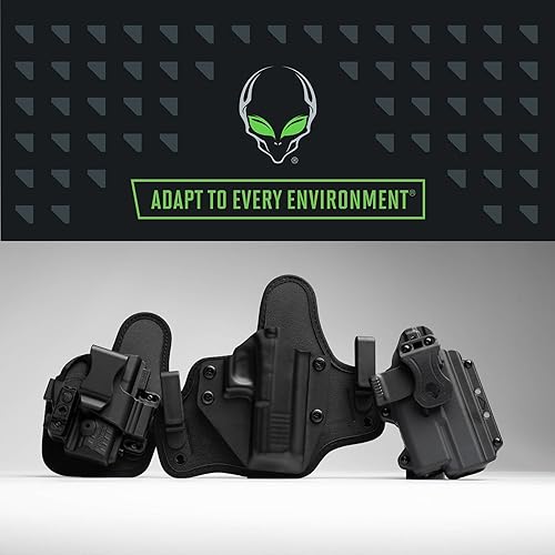 Miniatura 7 de Alien Gear Funda de fotón  transporte ocultoabierto  Ajuste personalizado para Glock 1747 MOS (Gen 1-5), 22 (Gen 1-4), LTD17, Shadow Systems
