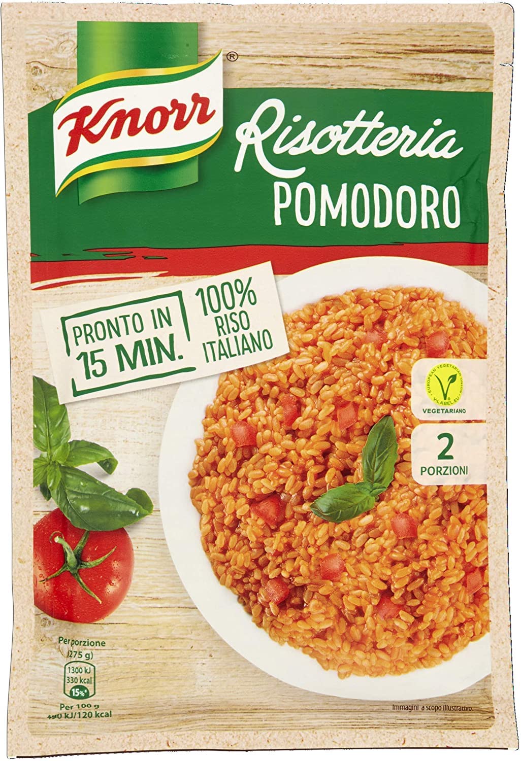 6x Knorr Risotto pomodoro arroz tomate 175g 100% italiano platos preparados