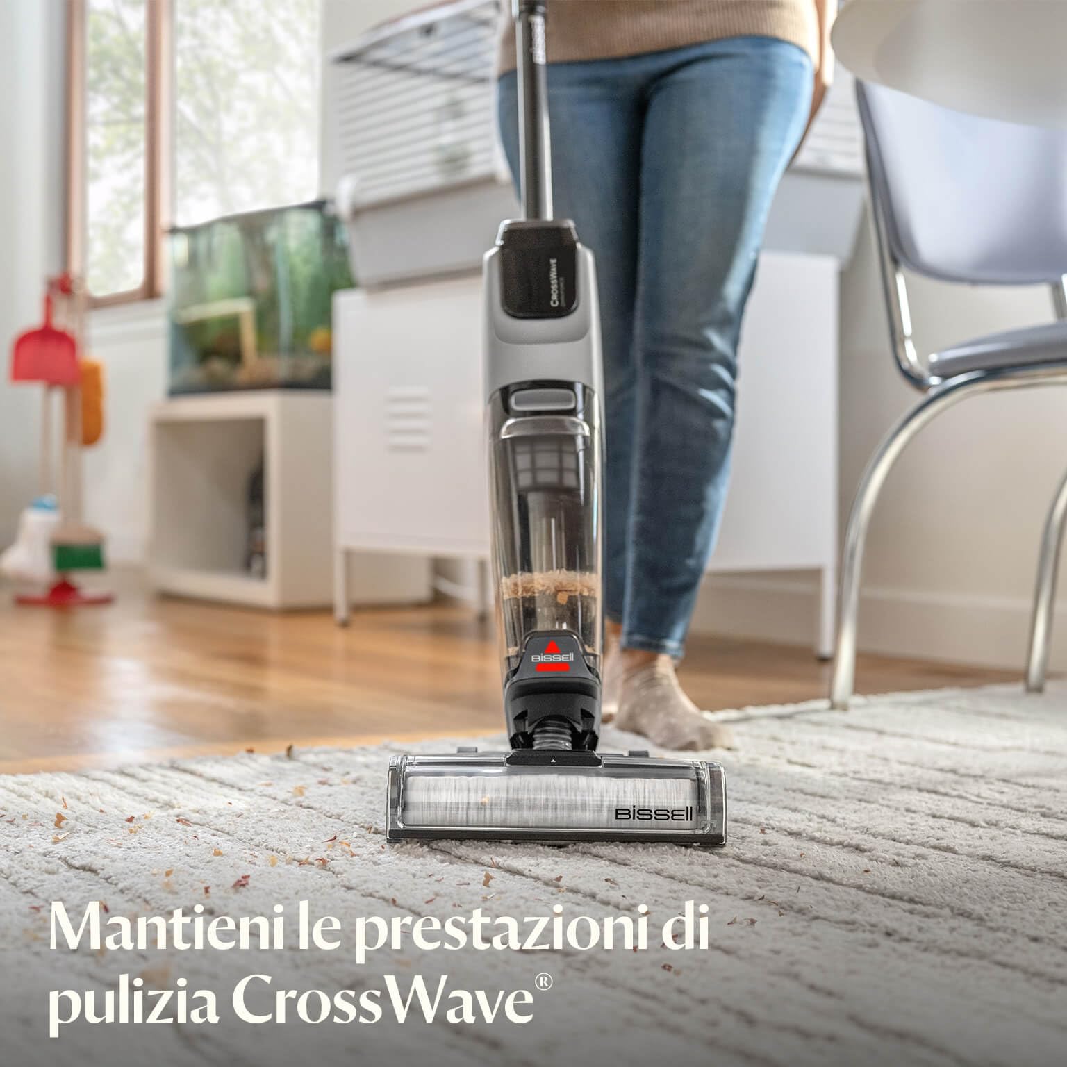 BISSELL FreshStart Kit, 2 × soluzione FreshStart Cycle e 2 × filtro FreshStart| Per CrossWave OmniForce, OmniForce Edge, OmniFind, modelli 3912, 3999, 4000, 4006, 4007, 4008, 4017, 4087