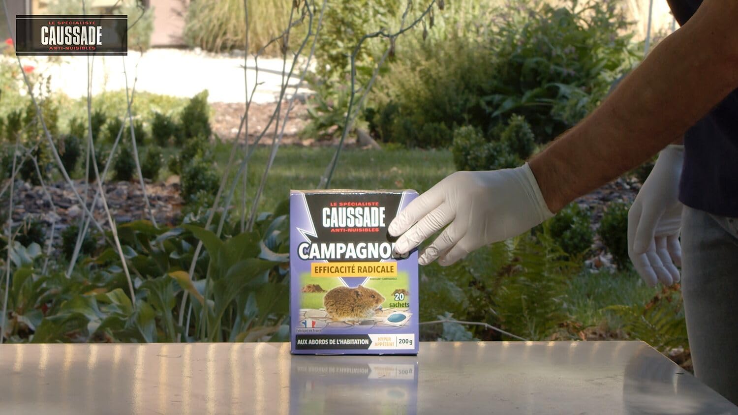 CAUSSADE Anti-Campagnols 200g 20 sachets Pâtes prêt à l'emploi