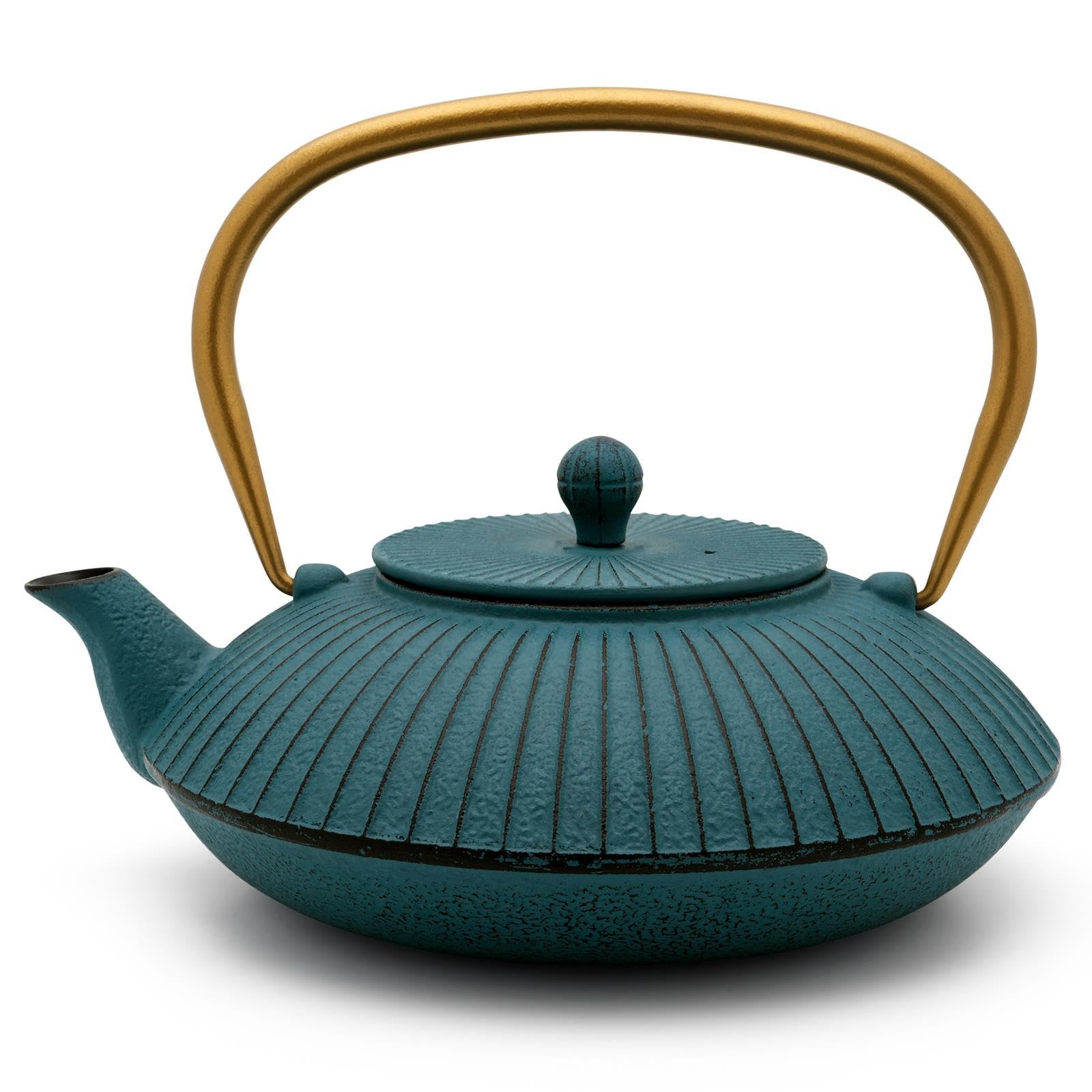 Bredemeijer - Théière Linhai 1,1L fonte pétrole, Blue
