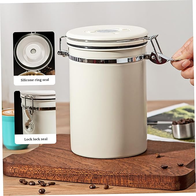 Contenedor de Café Hermético Acero Inoxidable 50oz con Seguimiento de Fecha miniatura 7