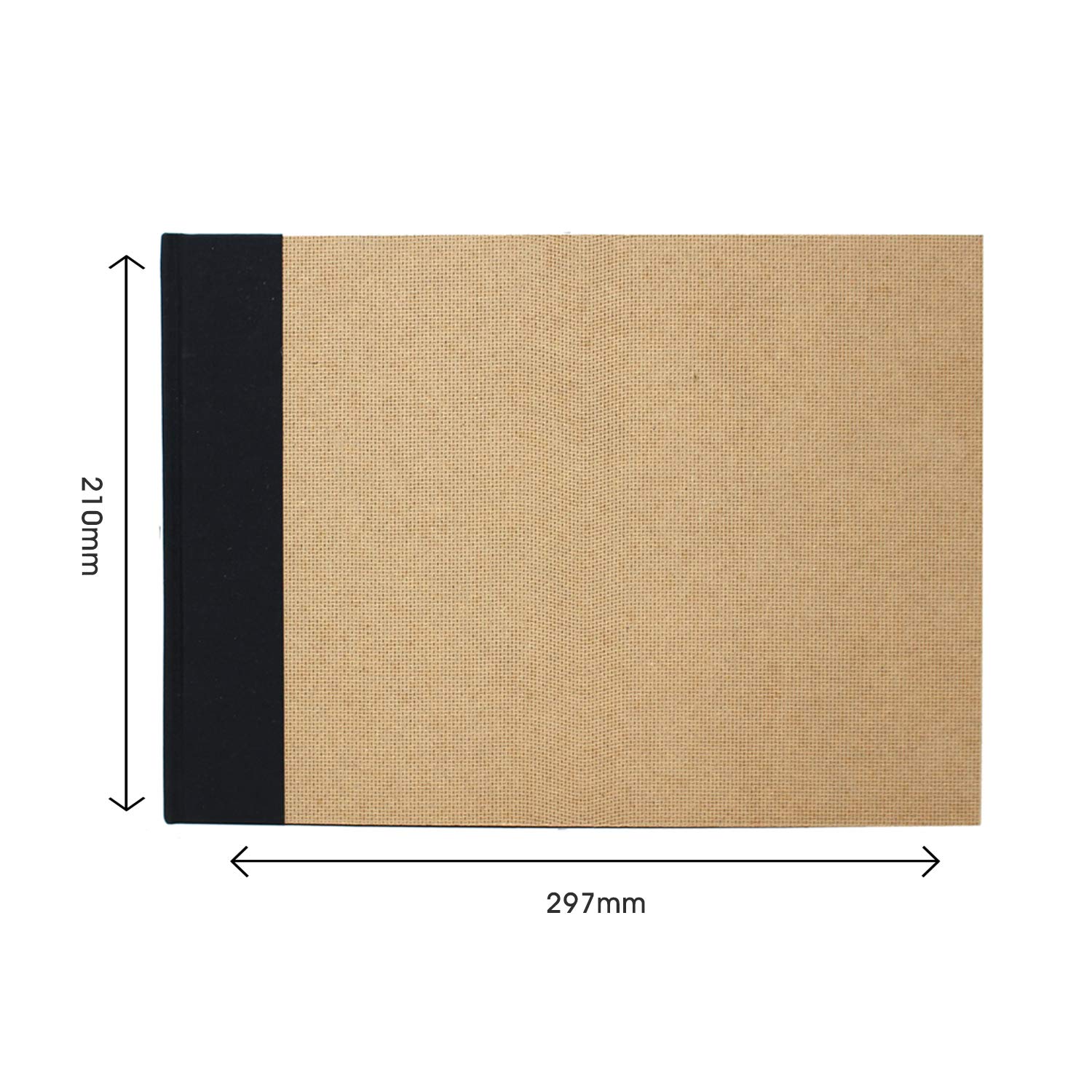 Artway Enviro - A4 Szkicownik W Twardej - Krajobraz - 92 stron/46 kartek z papieru makulaturowego 170 gsm - Szkicownik w 100% z recyklingu
