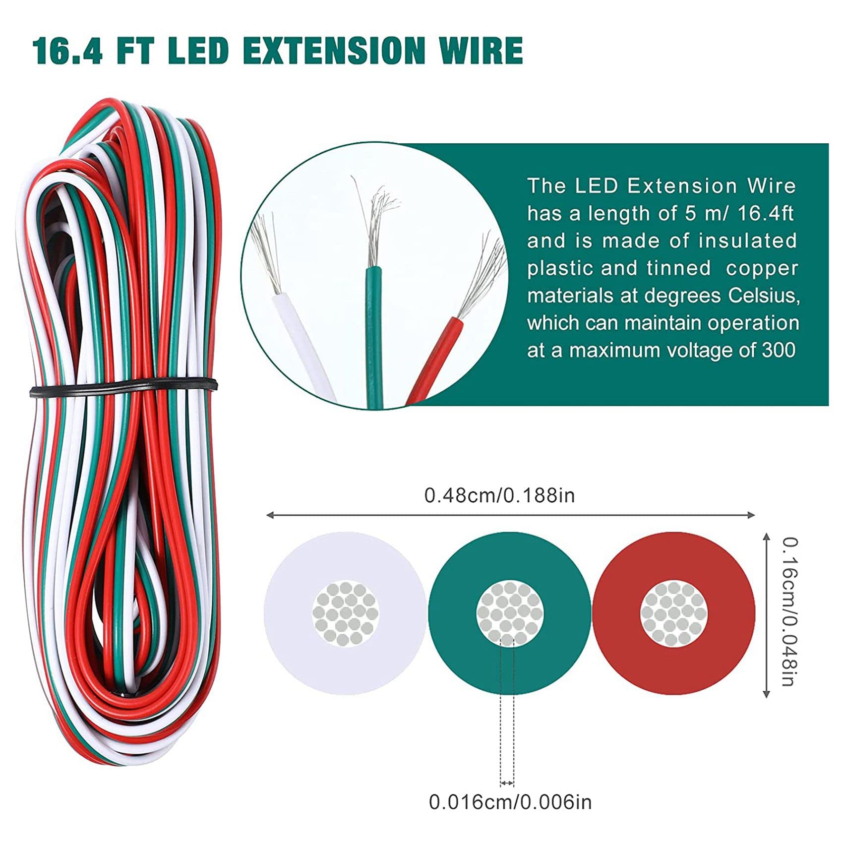 TEITEYER 11 Pieces Tunable 3 Pin Connectors 10mm Light Connectors Connector Terminal for WS2811 - Image 4
