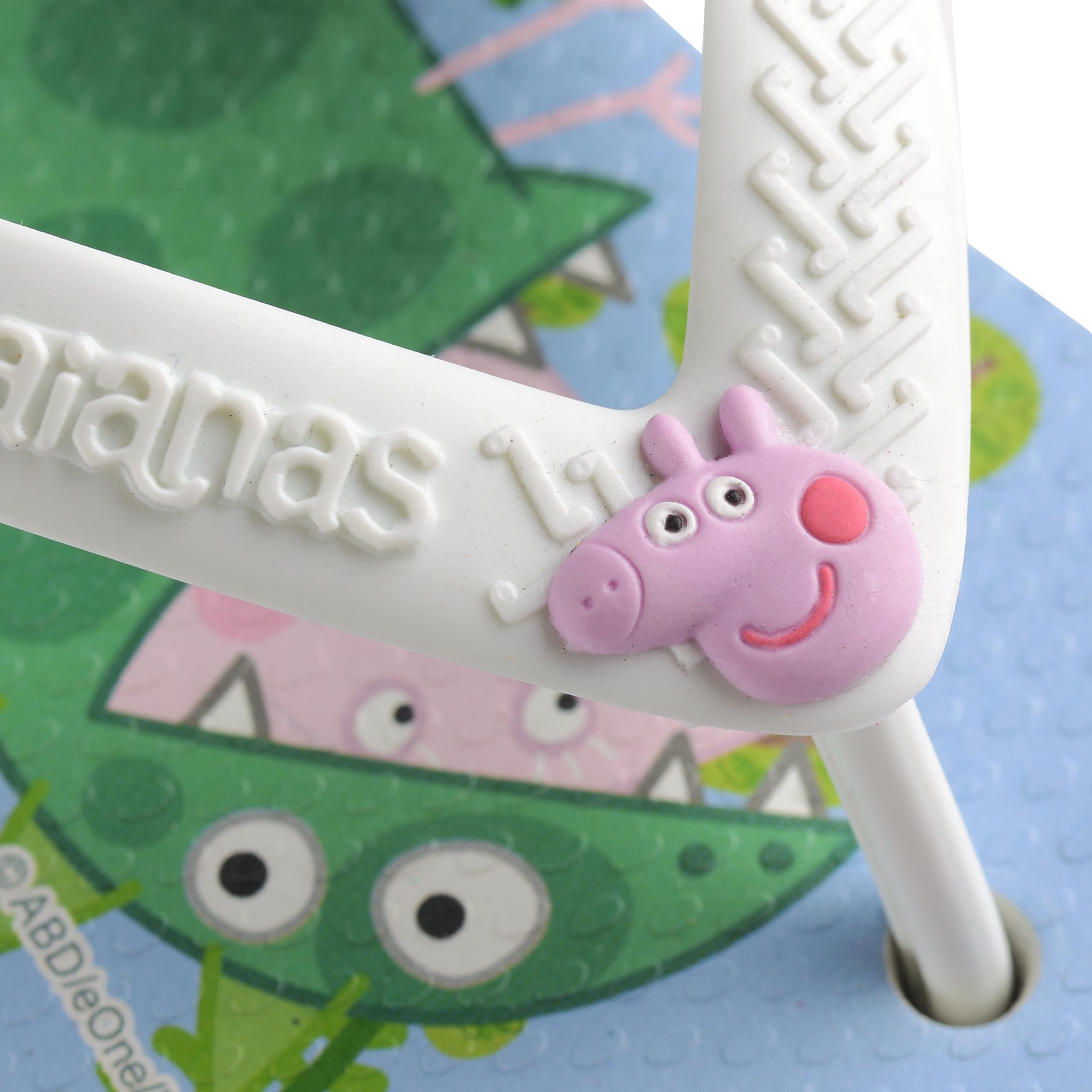 Havaianas Baby Peppa Pig Unisex - Bambini e ragazzi FlipFlop White 22 EU