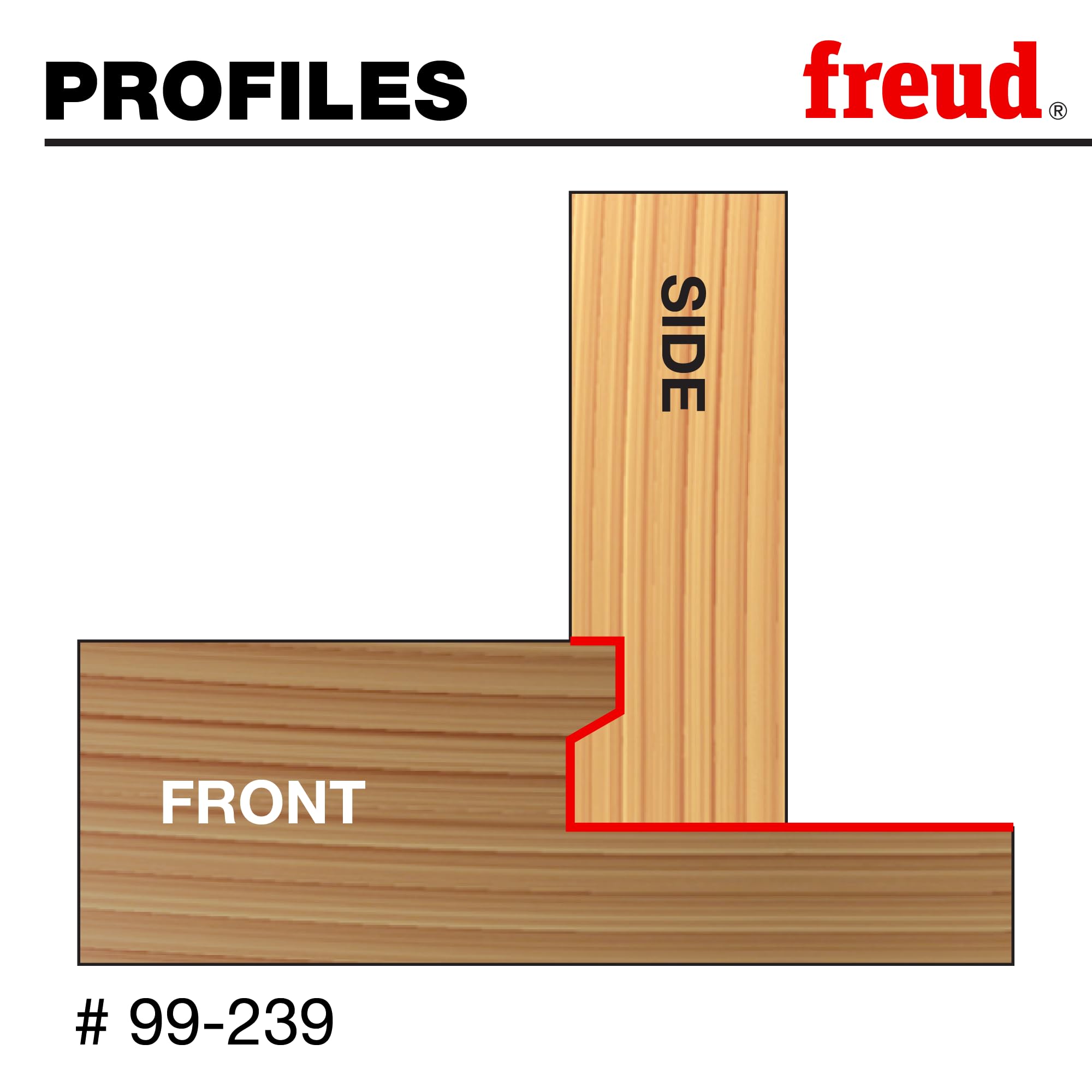 Freud 99-239 1-1/4-Inch x 1/2-Inch Drawer Lock Bit 1/4-Inch Shank, Multi, One Size - Image 2