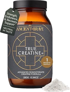 Ancient + Brave True Creatine+ Powder 6.34oz, 30 Servings