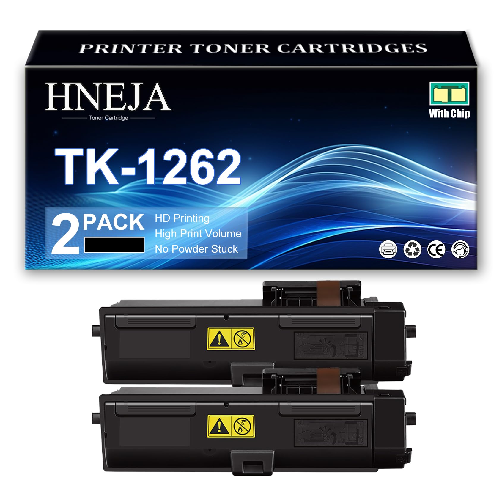 Amazon.com: HNEJA TK-1262 Toner Cartridges, High Yield TK1262