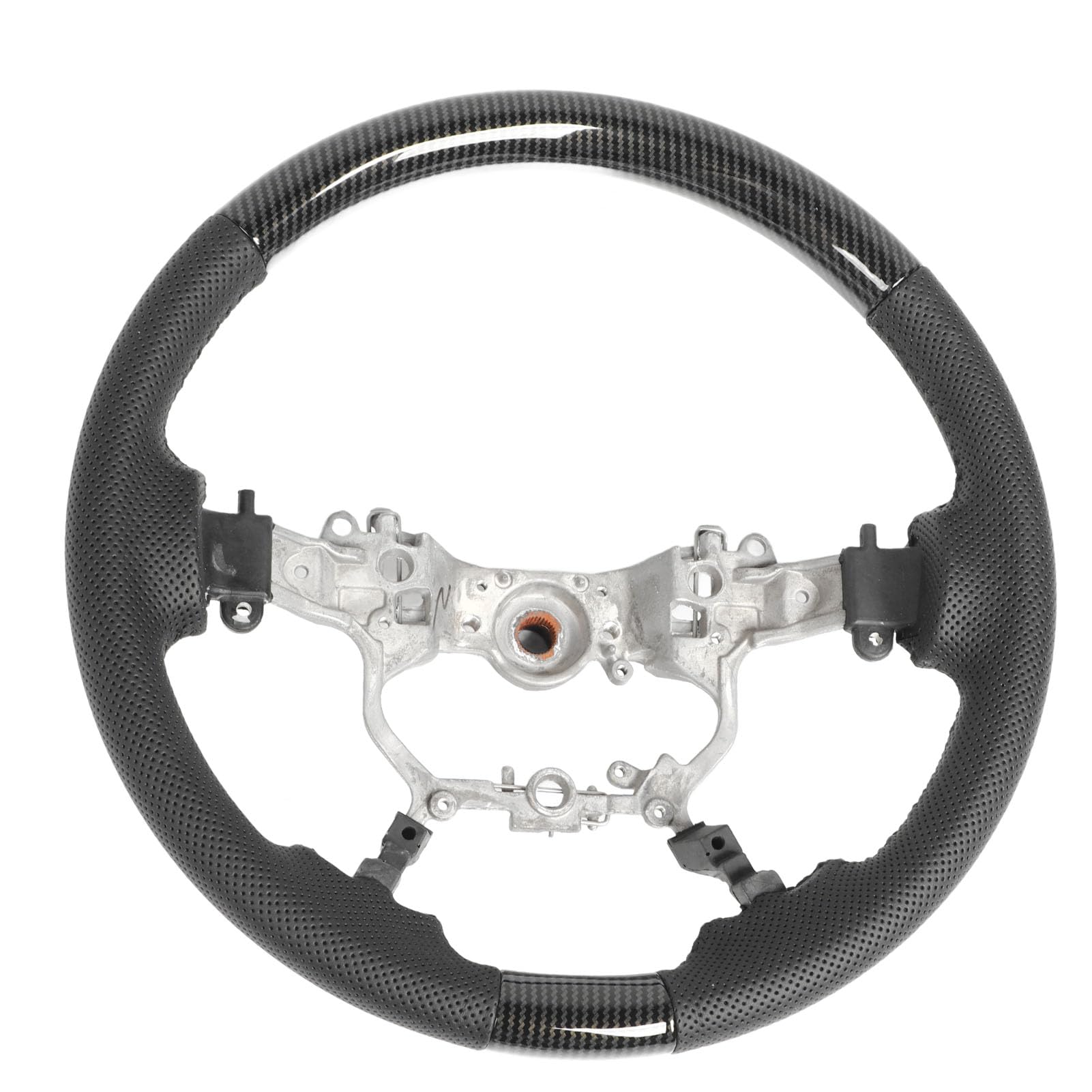 Sostituzione del volante in pelle traforata Hydro Dip Design innovativo per il comfort di guida (Stile in fibra di carbonio)
