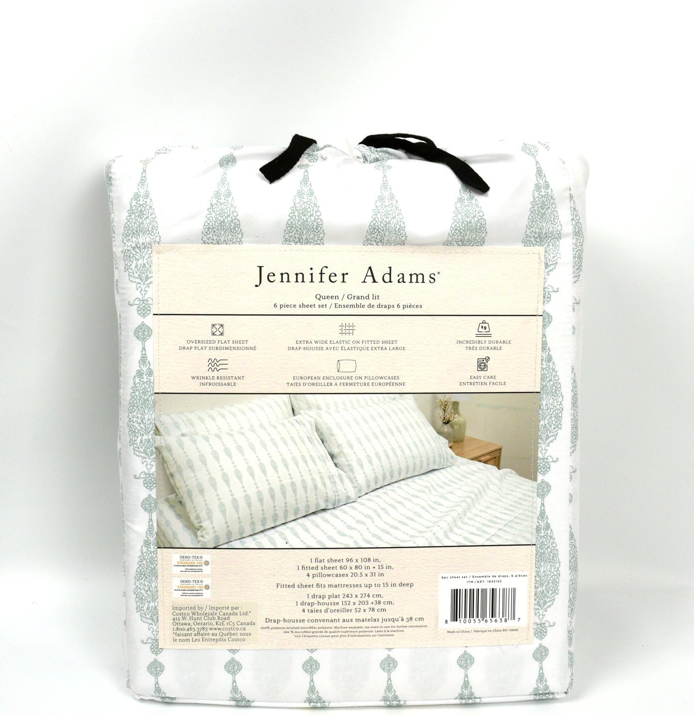 Jennifer Adams Eternal Collection Brushed Microfiber Luxury