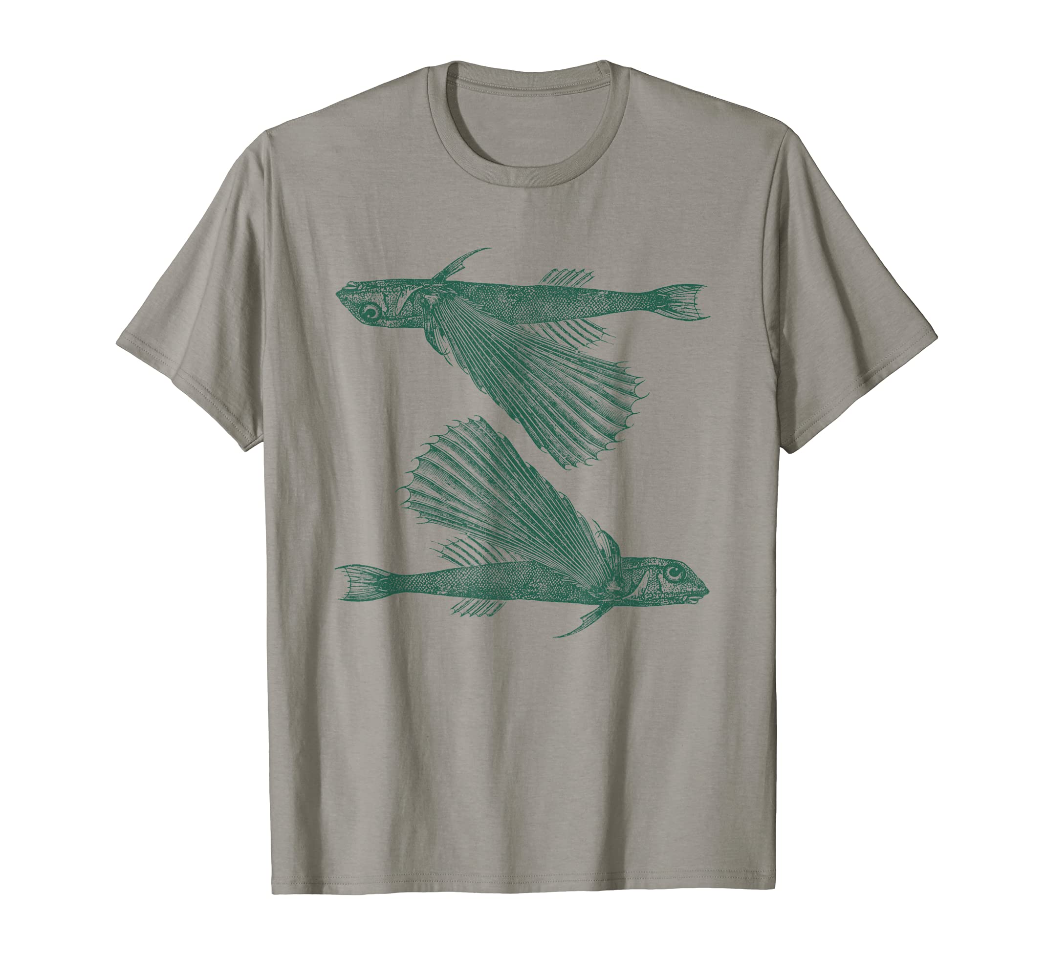 Double Flying Fish (Gurnard) aquatic animal T-Shirt