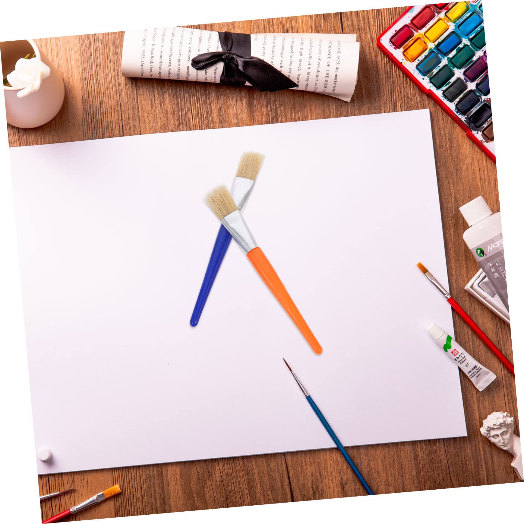 jojofuny 3 Sätze Teiliges Bunte Malpinsel Für Ölmalwerkzeug Mit Feinen Borsten Für Kreative Kunstprojekte Und Doodling Spaß Für Kleine Künstler 20 Stück * 3