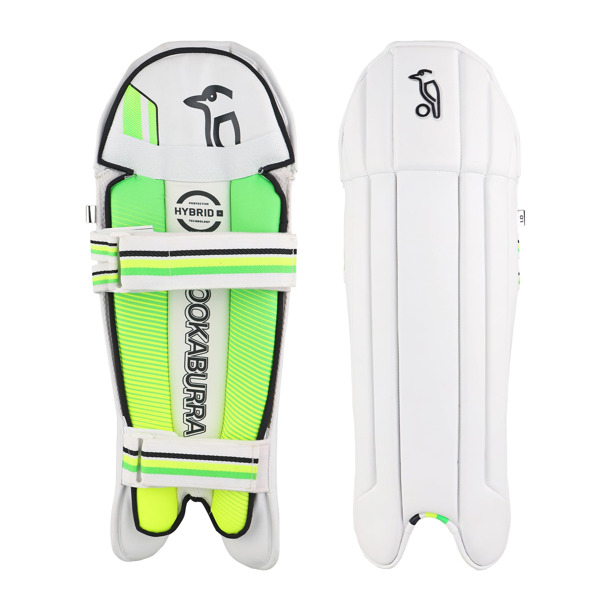 Kookaburra 1.0 Wicket Keeping Pad, Size Adult, White