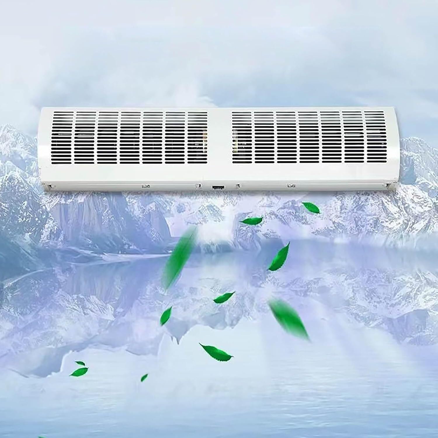 SSDDLZEQ Air Curtain for Doorway Residential And Commercial Air Curtains High Power Dual Air Speed Indoor Air Curtains With Remote Control(100cm)