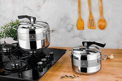 Miniatura 3 de Olla a presión de acero inoxidable, Olla a presión, Sartén de acero inoxidable, Recipiente a presión, Olla de acero inoxidable, Olla de cocina,