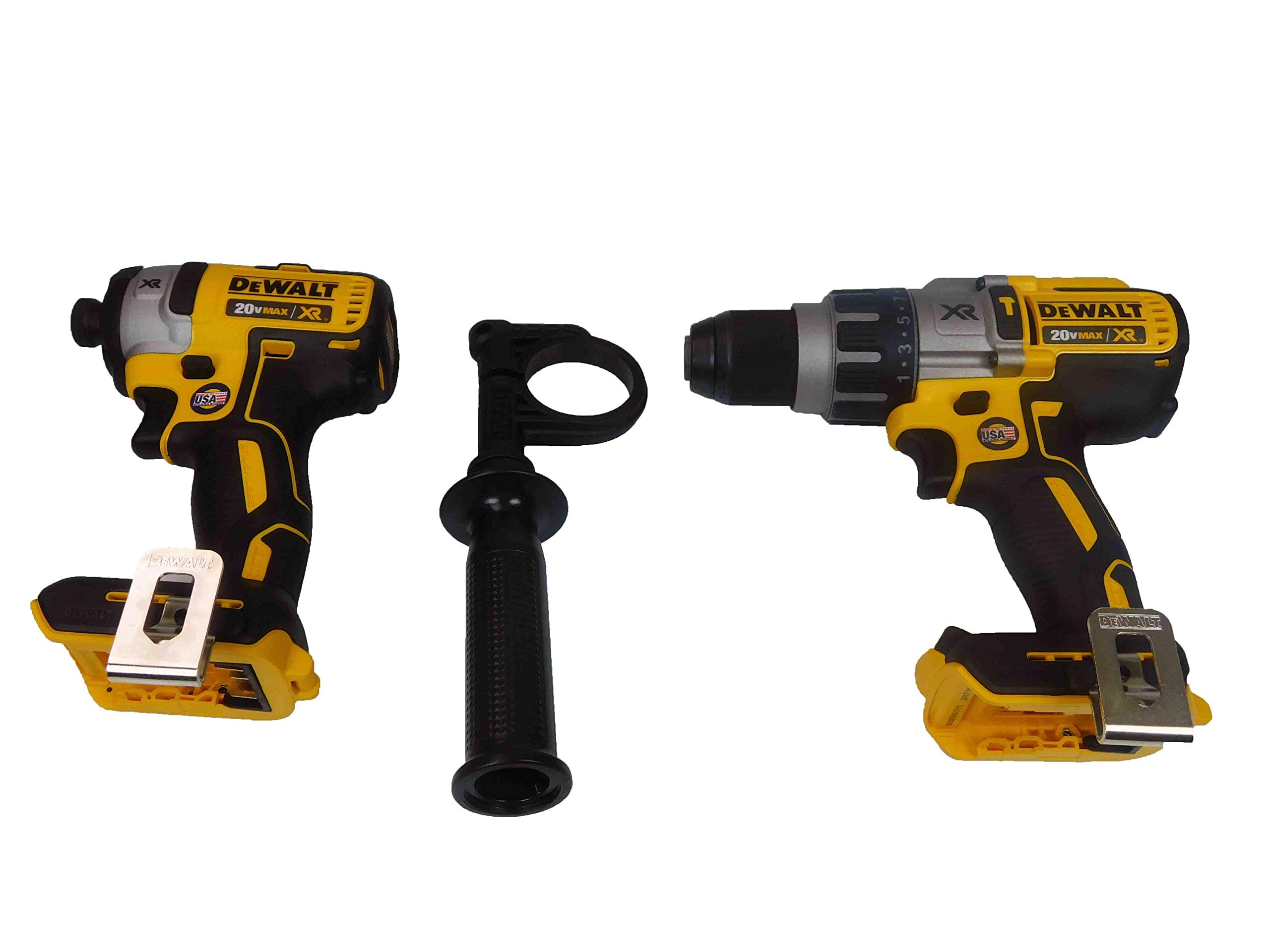 thumbnail image 2 of DEWALT DCK299P2 20V MAX XR 5.0Ah Premium Cordless Hammerdrill & Impact Driver Combo Kit With DEWALT DWA2FTS100 Screwdriving And Drilling Set, 100 Piece 2 of 10