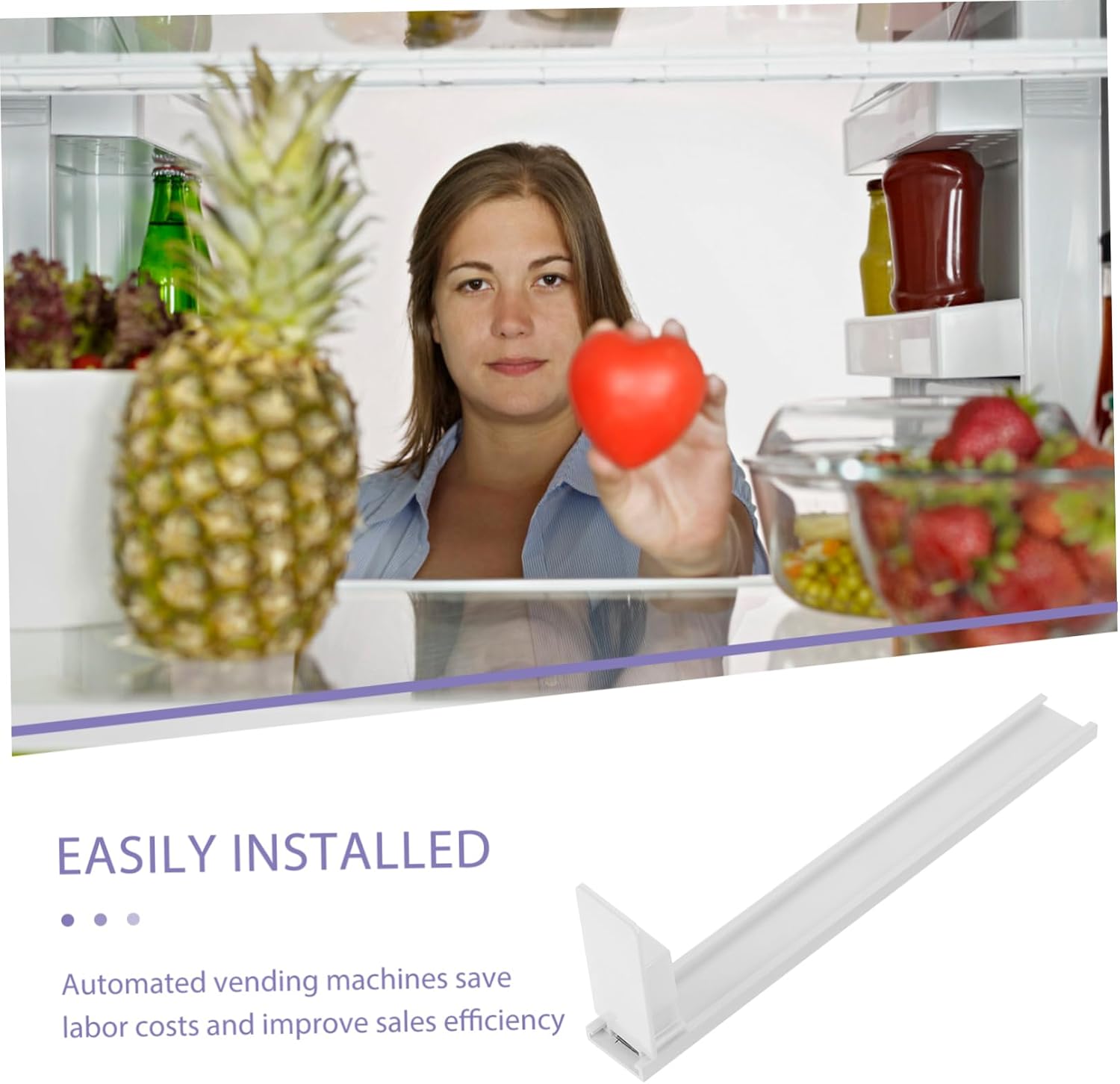 Automatic Pusher Can Organizer for Refrigerator Retail Store Display