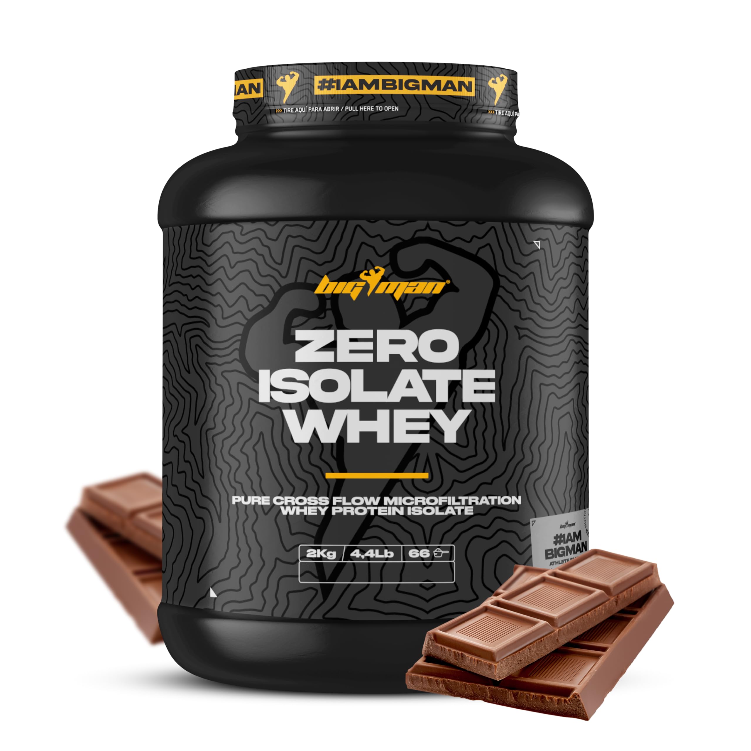 Pack Proteína Zero Isolate (Chocolate Blanco) 2Kg + Multivits 60 Caps + Fish Omega 3, 30 Caps + Shaker "REGALO" | Proteína Aislada al 85% | Asimilación Rapida | Sin Lactosa