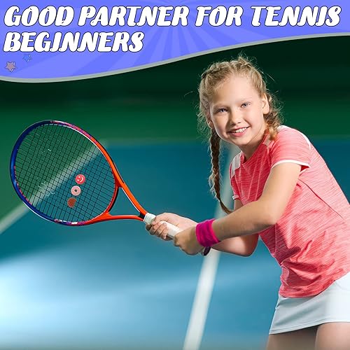 Miniatura 6 de Leitee 30 piezas de lindo amortiguador de tenis divertido raqueta de tenis vibración, amortiguador de raqueta de silicona suave para regalo