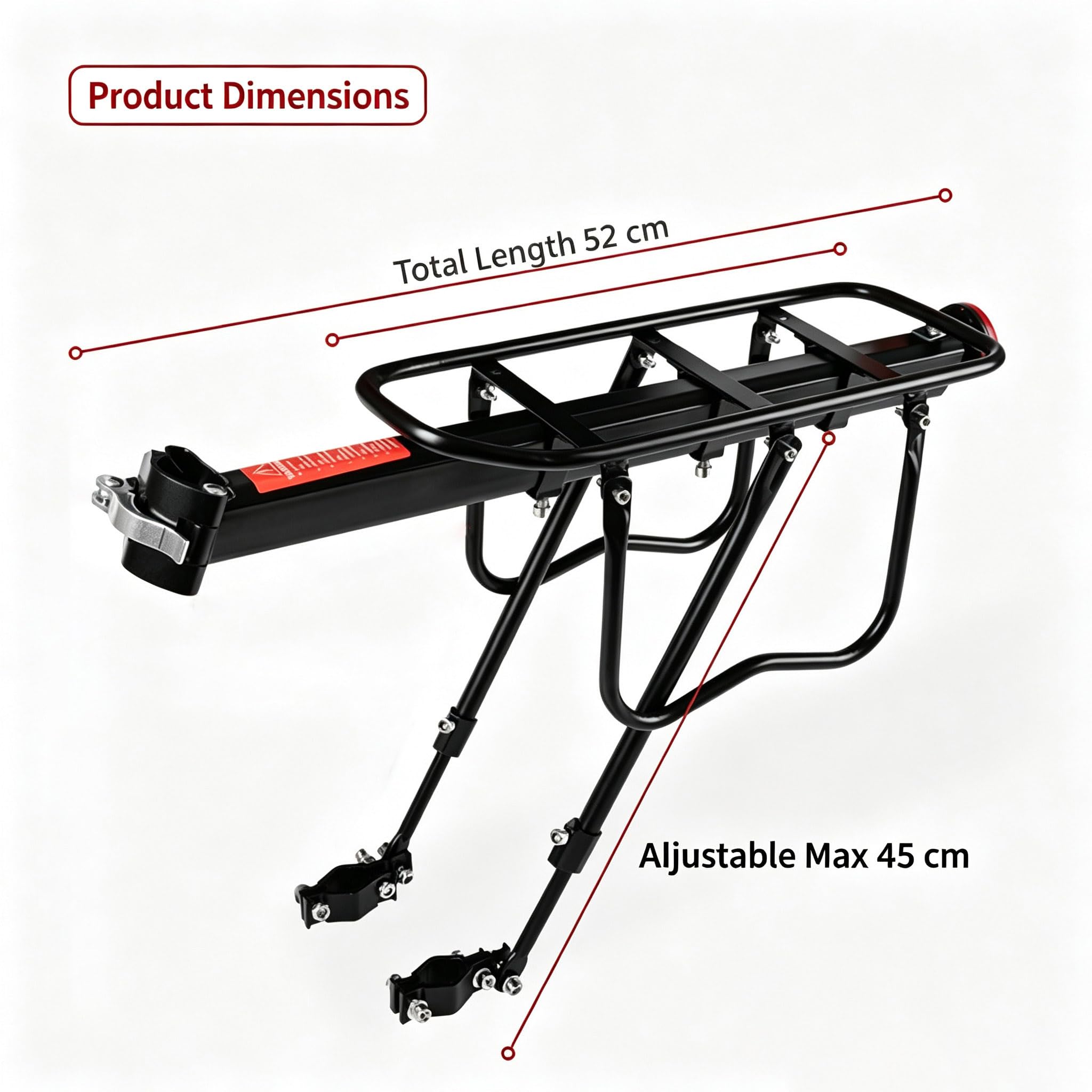 Portapacchi Bicicletta per Look E‑765 Gravel/E‑765 Optimum