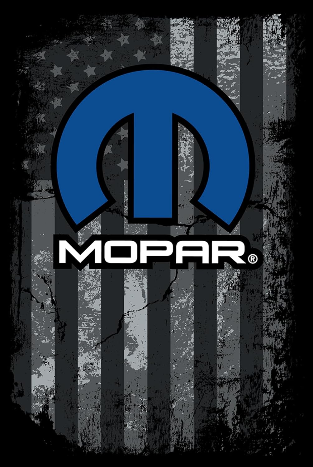 JH DESIGN GROUP Men's Mopar Pullover Hoodie American Flag 2 Sided Sweatshirt - Image 5