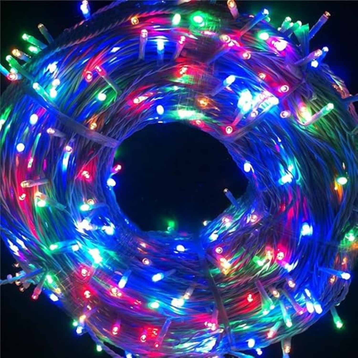 24 Ft LED Pixel String Lights - Multicolor & Festive -8