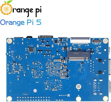 Orange Pi 5 8G Rockchip RK3588S 8 Core 64 Bit Single Board Computer, 2.4GHz Frequency Open Source Development Board Mini PC Desktop Run Orange Pi OS, Android12, Debian11