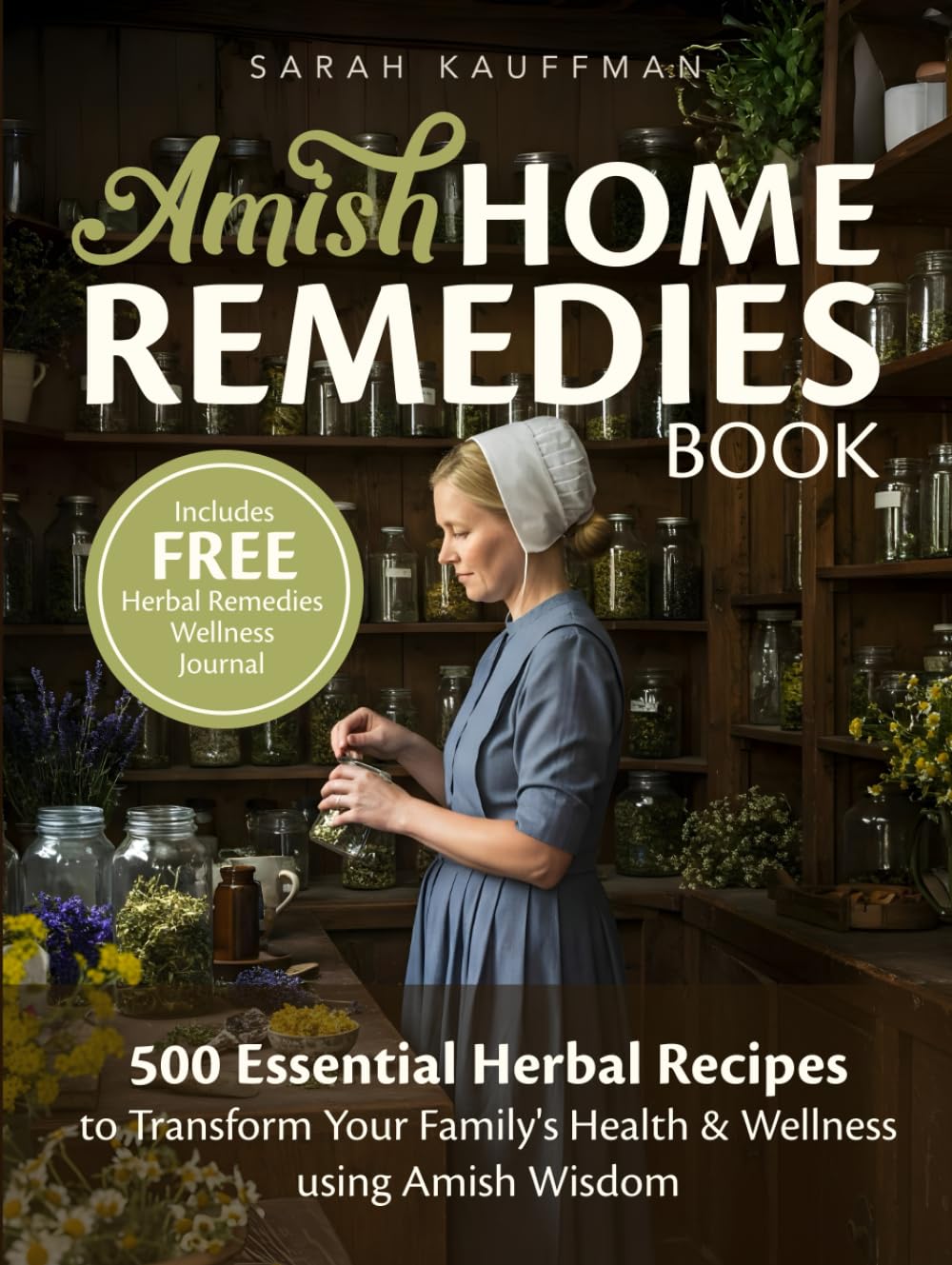 Amish Home Remedies Book: 500 Essential Herbal Recipes to Transform Your Family's Health & Wellness using Amish Wisdom