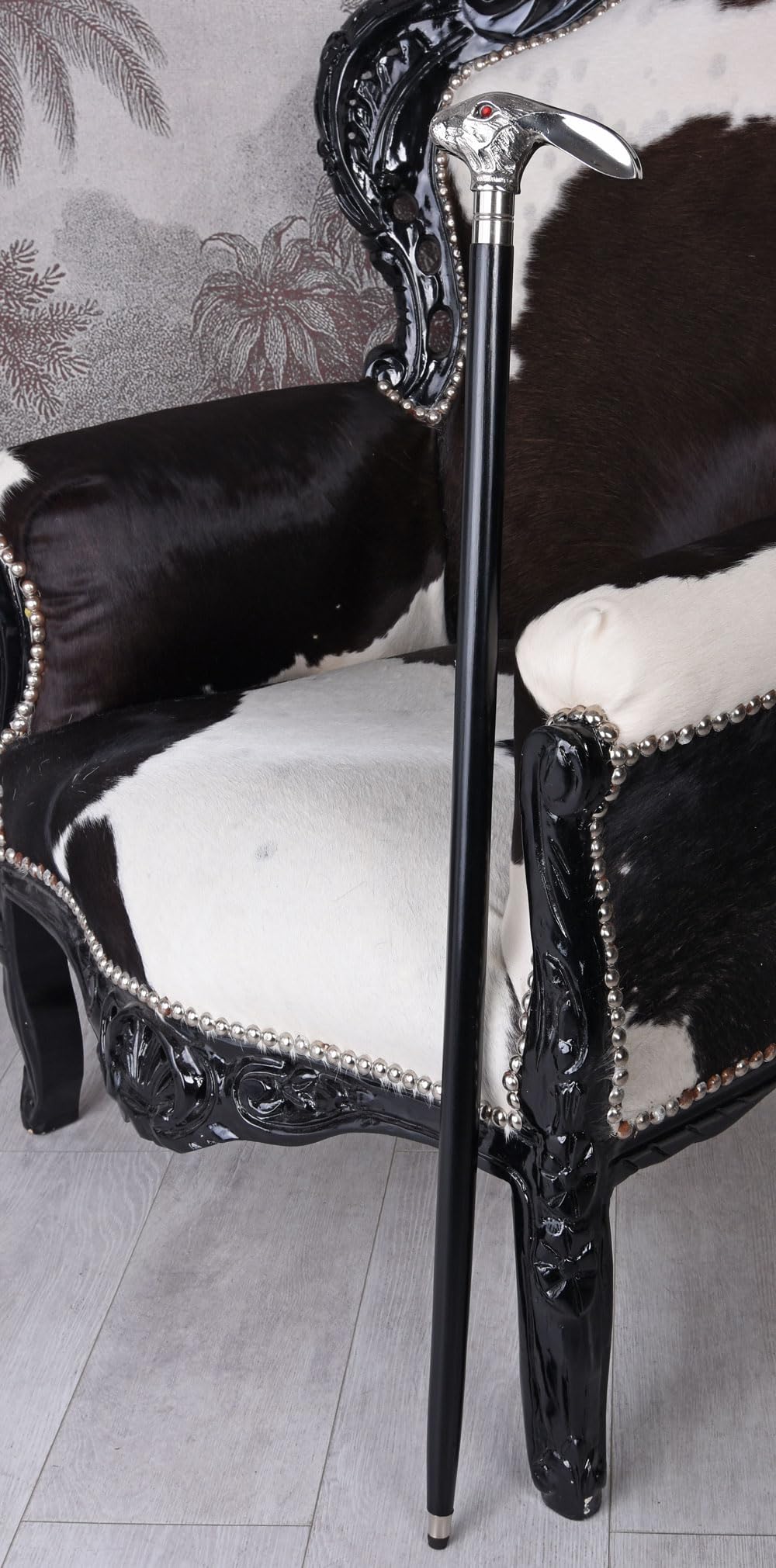 Spazierstock Hase Griff Silber Gehstock Antik Flanierstock Handstock lup111 Palazzo Exklusiv