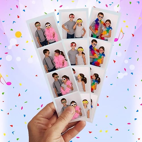 Miniatura 4 de Nuevo juego de cabina de fotos - Funny Party Hats - Accesorios para cabina de fotos - Juego de 20 piezas