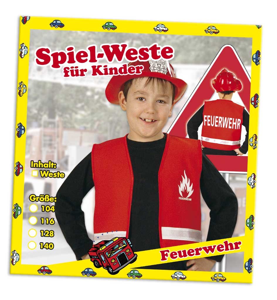 Brandweer Kostuum Kinderen - Complete Set Met Accessoires Voor Jongens En Meisjes 5-8 Jaar