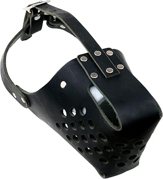 Redline K9 Lightweight Leather Dog Muzzle Size 5