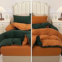 Vista 43 de PURE ERA Juego de funda de edredón de punto de jersey, 100% algodón, súper suave y cómodo, juego de ropa de cama de 2 piezas con cierre