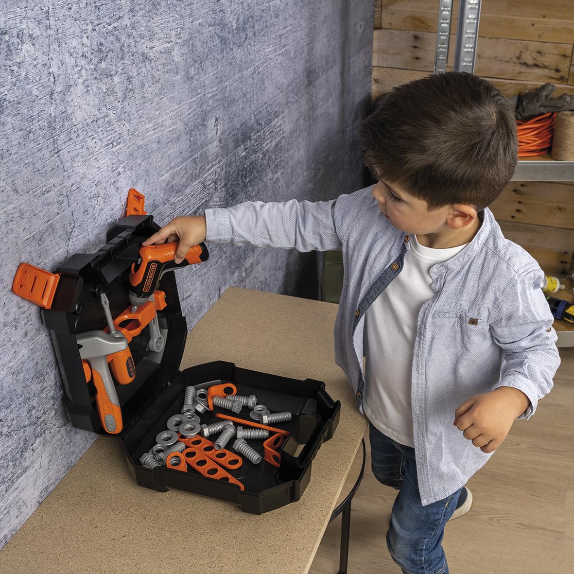 SMOBY - Black & Decker - Valigetta Bricolo - dai 3 anni