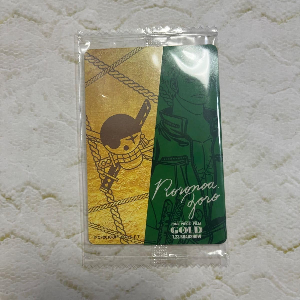 ワンピース ONE PIECE 純金 手配書 メダル ゾロ カード gold ワンピース ONE PIECE 純金 手配書 メダル ゾロ カード gold
