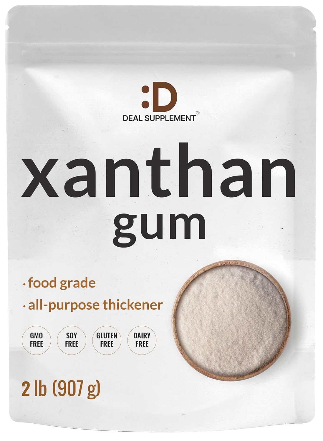 DEAL SUPPLEMENT Xanthan Gum Powder, 2lbs Food Grade