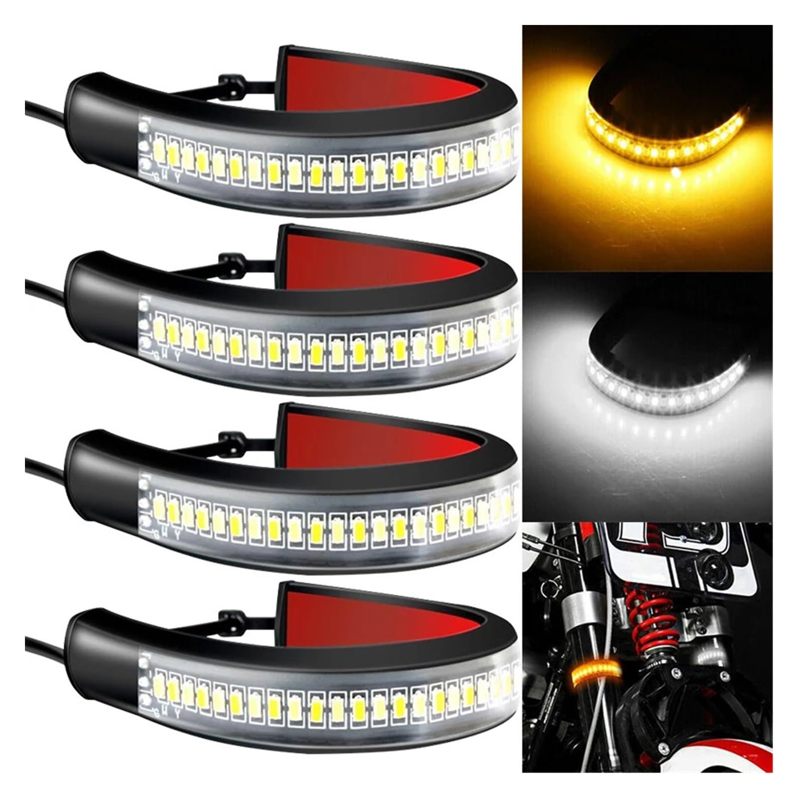 Indicatore di direzione per motocicletta a LED 12V DRL Indicatoris Motos
