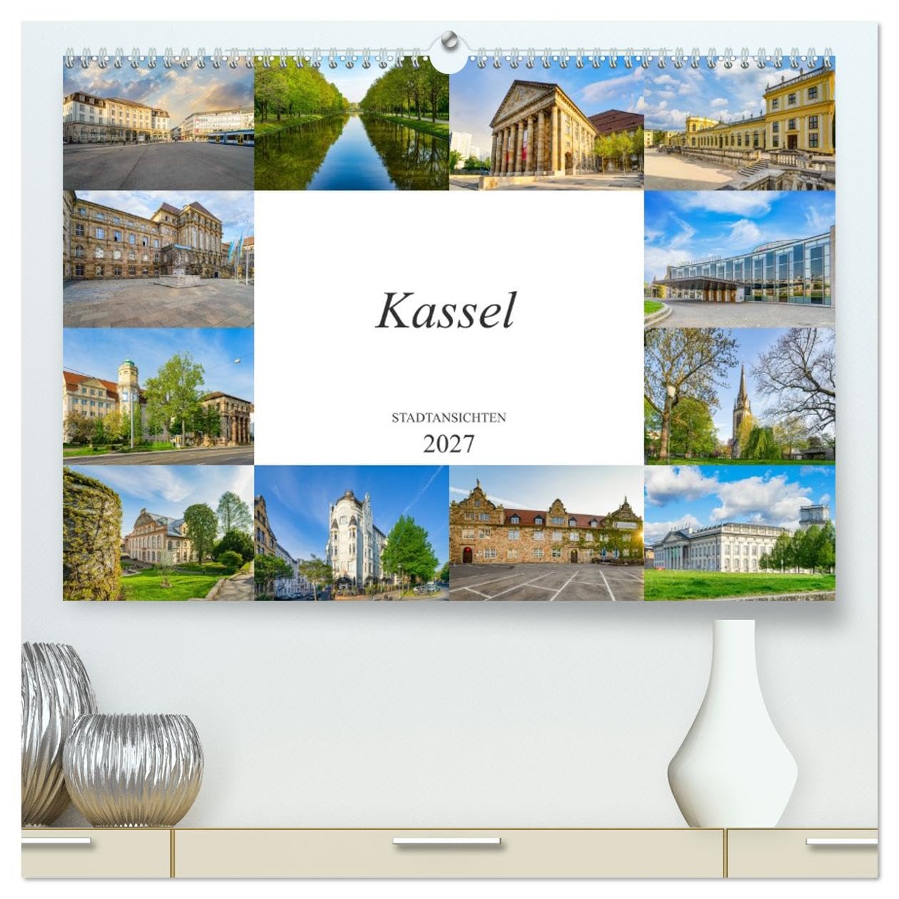 CALVENDO - Kassel Stadtansichten (hochwertiger Premium Wandkalender 2027 DIN A2 quer), Kunstdruck in Hochglanz: Eine traumhafte Bilderreise durch die einmalige Stadt Kassel