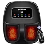 Shiatsu Foot Massager Machine with Heat, 2025 Upgrade Deep Kneading, Full Foot Massager with Remote for Plantar Fasciitis, Neuropathy, Birthday Gifts for Women Mom Men Dad, Up to Foot Size 14