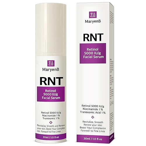 Retinol 0.5% suero facial con niacinamida y ácido tranexámico, suero hidratante nocturno para renovar la piel y mejorar la textura, cuidado de la