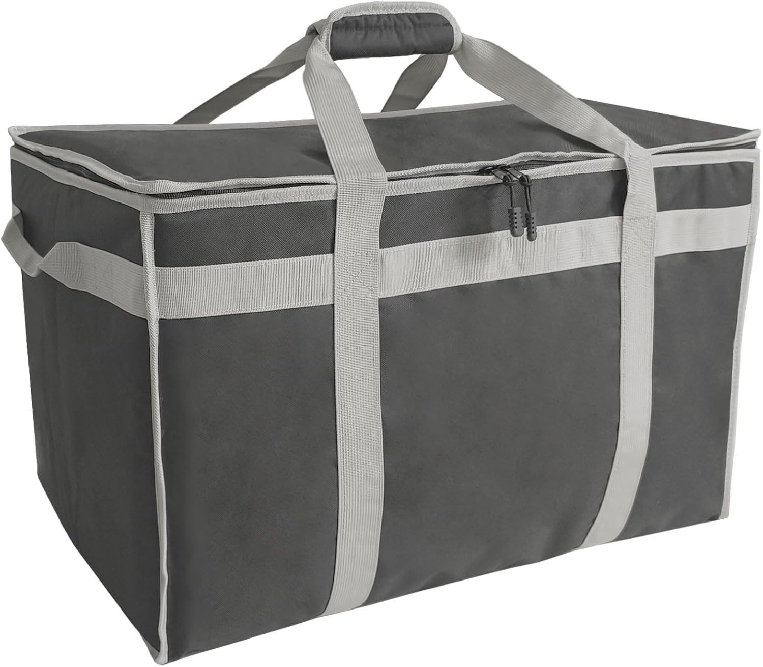 D&ONEHOS XXXL Insulated Food Delivery Bag with Side Handles, Insulated Grocery Bag for HOT/COLD Food Reusable Fit for Uber Eats, Doordash (23”x14”x15”)