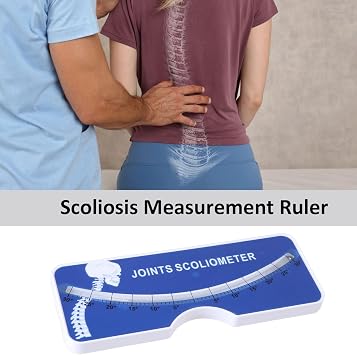 Scoliosis Testing Meter Metal Ball Spine scoliometer Measuring Tool for Hospital 030 Testing Protractors