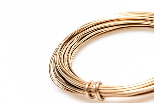 Miniatura 7 de Soldadura de alambre de latón de 10 pies, color coincidente, calibre 20, fabricado en Estados Unidos por Soldering Welding CRAFT WIRE