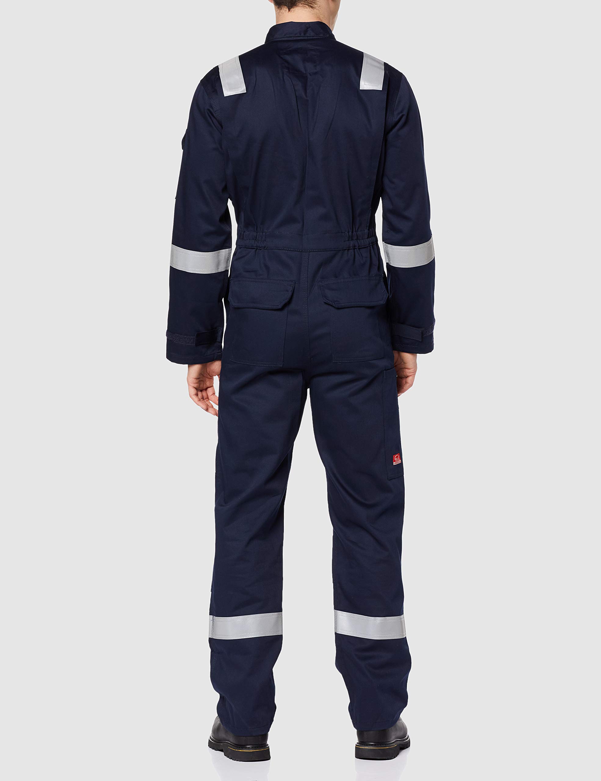 Portwest FR28 Kombinezon roboczy Bizflame Ochrona Antystatyczna 10 Kieszeni | Granatowy, S, EN ISO 11612, EN ISO 11611, EN 1149-5, Unisex, Dwustronny Zamek Błyskawiczny, Naszyta Taśma Trudnopalna
